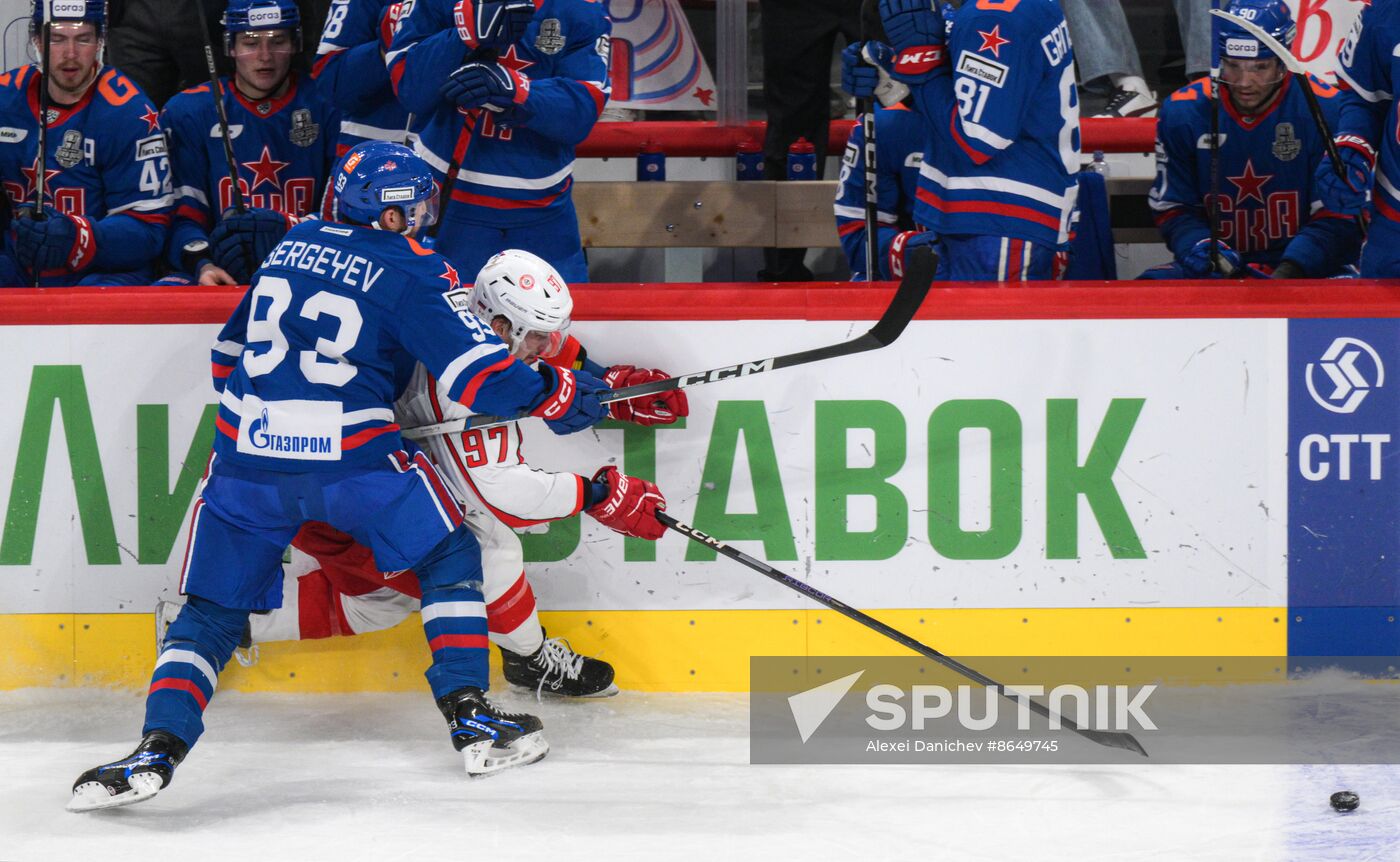 Russia Ice Hockey Kontinental League SKA - Avtomobilist