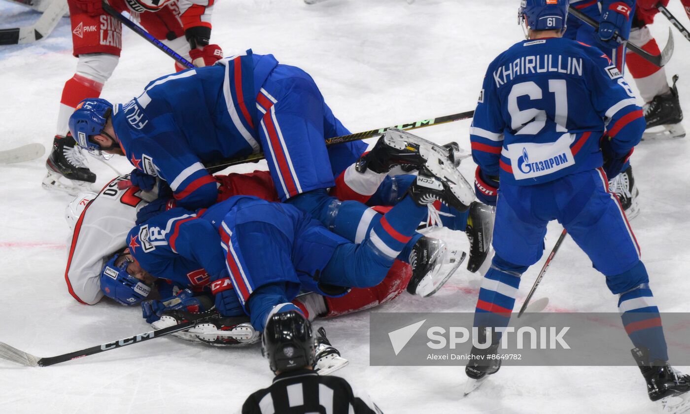 Russia Ice Hockey Kontinental League SKA - Avtomobilist