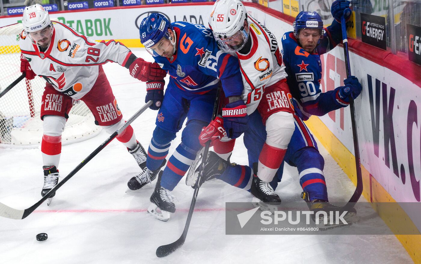 Russia Ice Hockey Kontinental League SKA - Avtomobilist