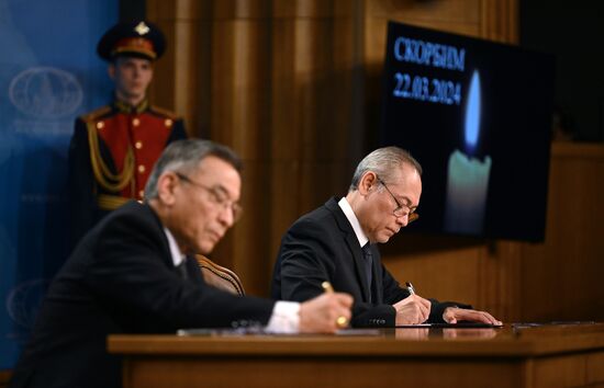 Russia Terrorist Attack Ambassadors Condolences