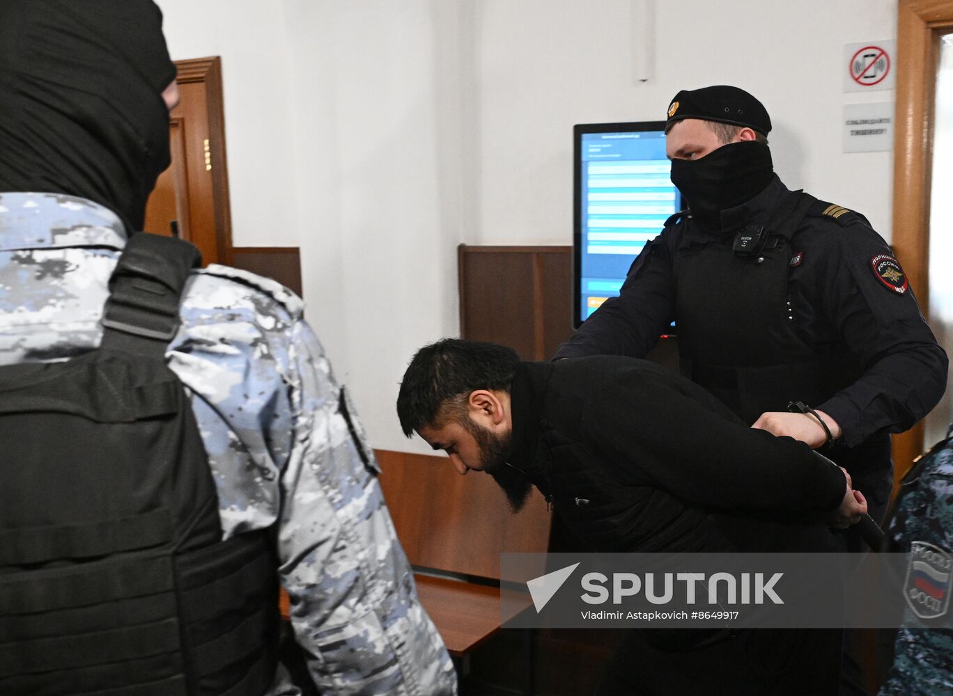 Russia Terrorist Attack Court