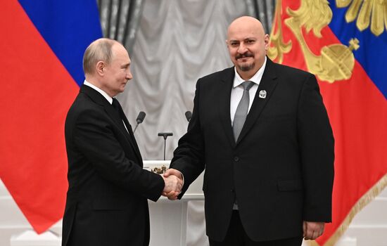 Russia Putin Culture Presidential Prize