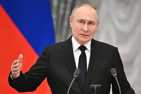 Russia Putin Culture Presidential Prize