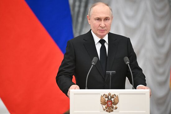 Russia Putin Culture Presidential Prize