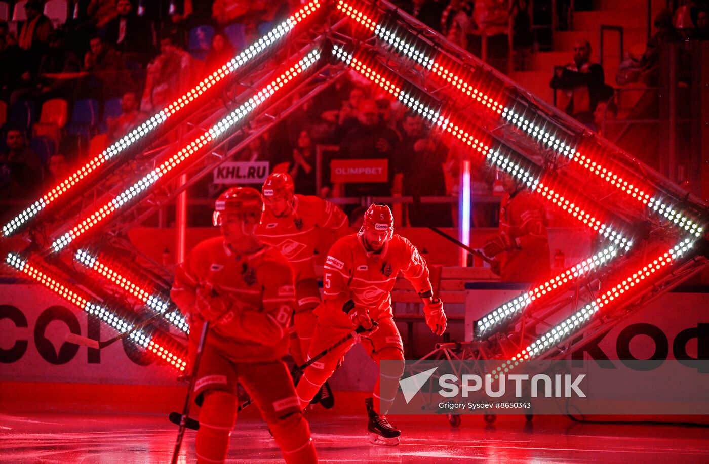 Russia Ice Hockey Kontinental League Spartak - Metallurg