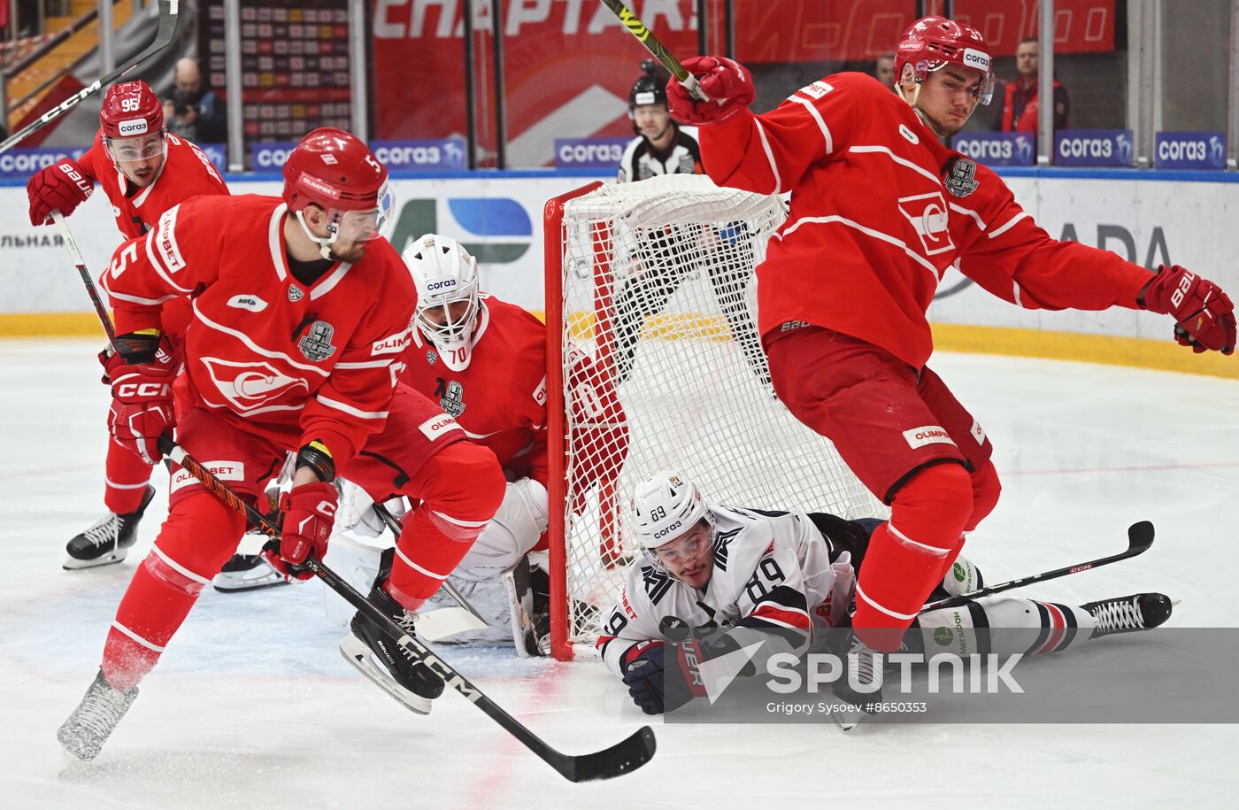 Russia Ice Hockey Kontinental League Spartak - Metallurg