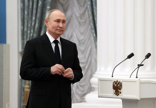 Russia Putin Culture Presidential Prize