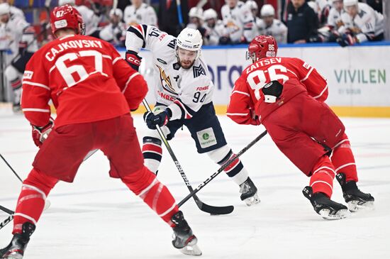 Russia Ice Hockey Kontinental League Spartak - Metallurg