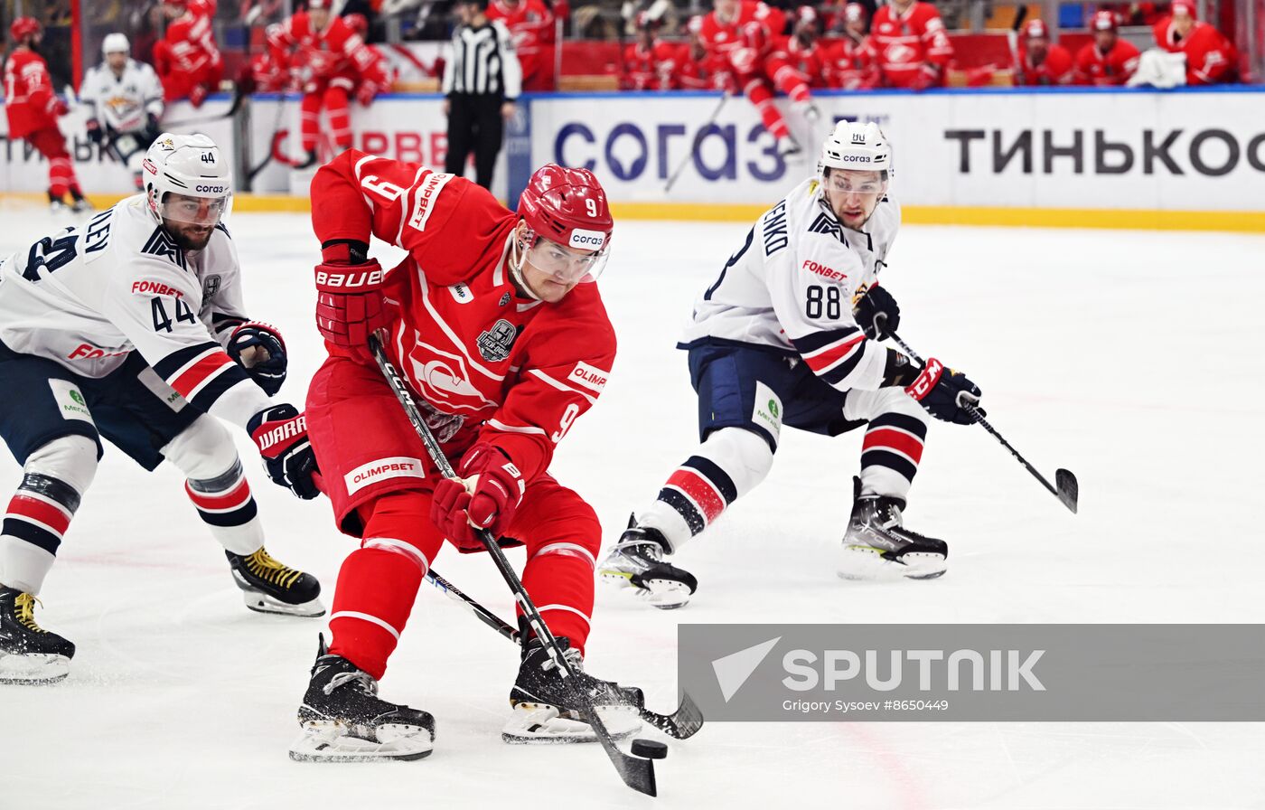 Russia Ice Hockey Kontinental League Spartak - Metallurg