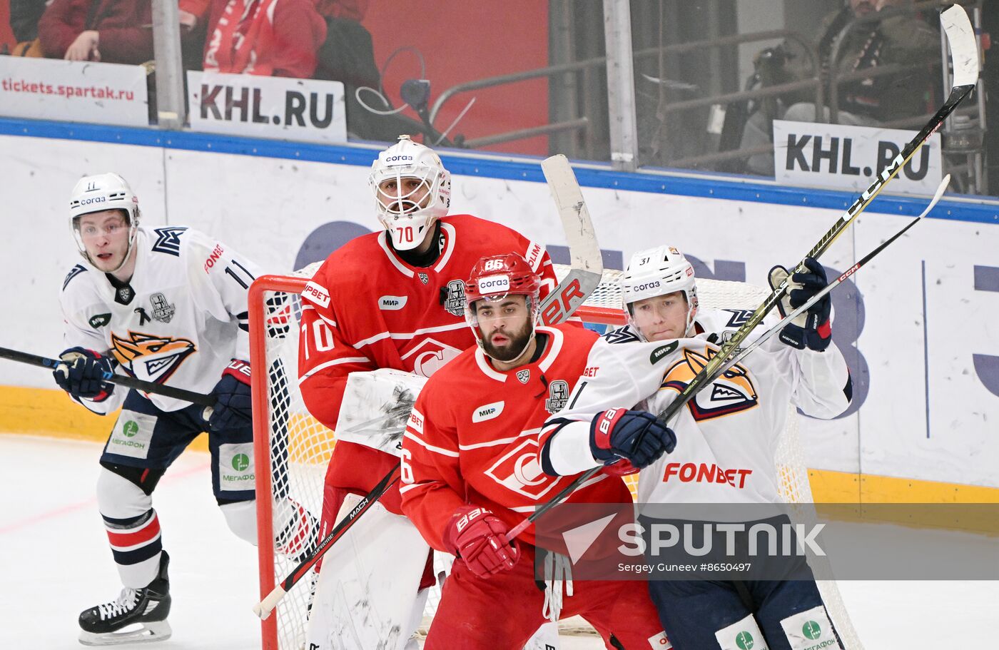 Russia Ice Hockey Kontinental League Spartak - Metallurg