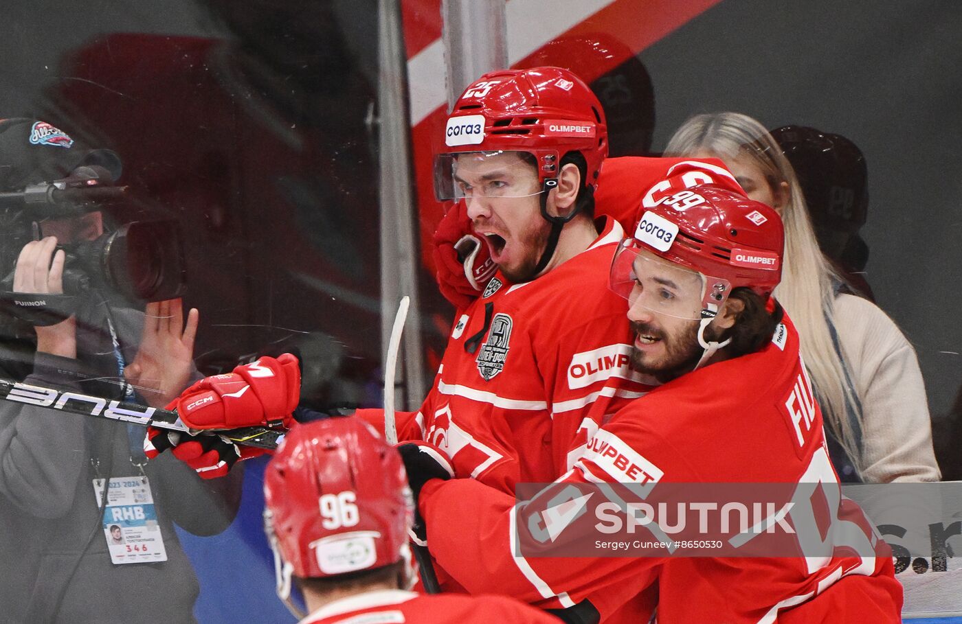 Russia Ice Hockey Kontinental League Spartak - Metallurg