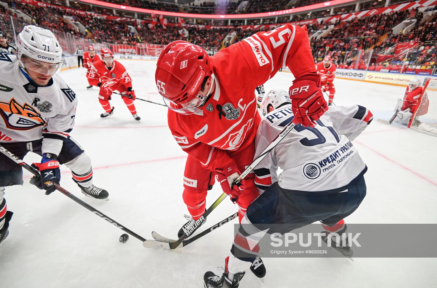 Russia Ice Hockey Kontinental League Spartak - Metallurg