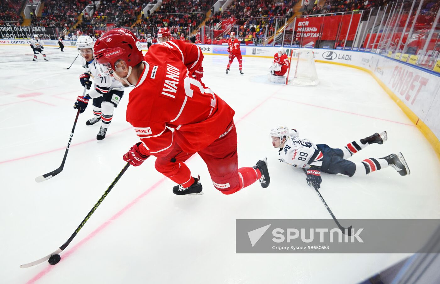 Russia Ice Hockey Kontinental League Spartak - Metallurg
