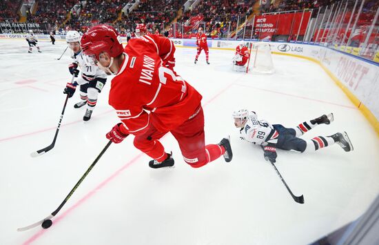Russia Ice Hockey Kontinental League Spartak - Metallurg