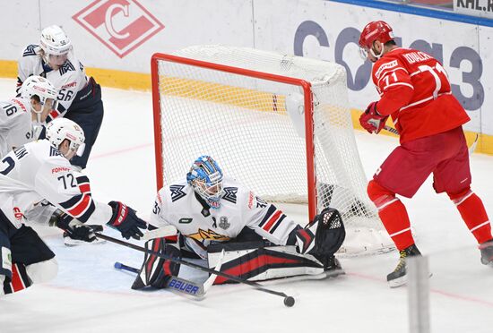 Russia Ice Hockey Kontinental League Spartak - Metallurg
