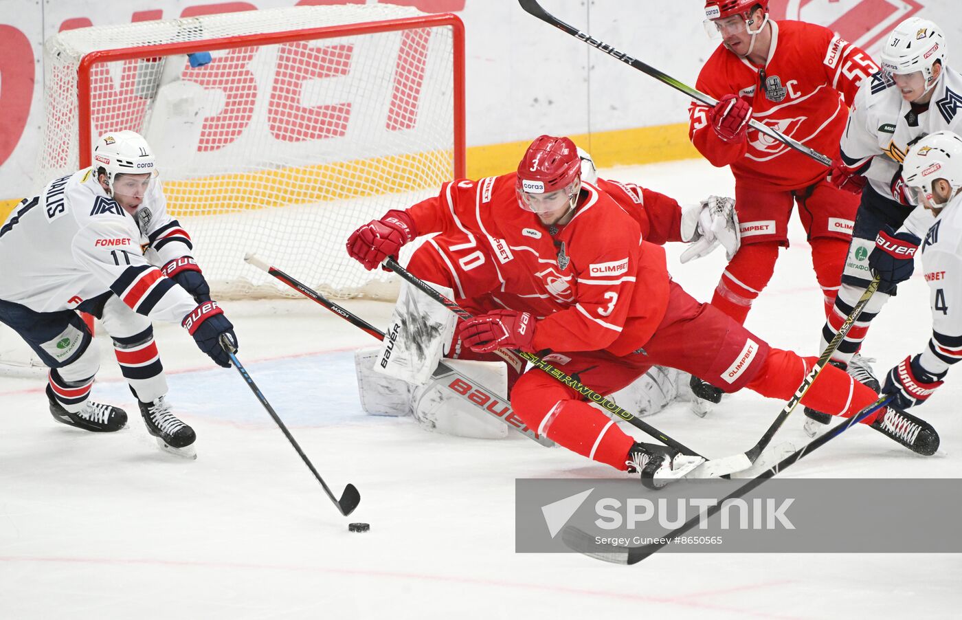 Russia Ice Hockey Kontinental League Spartak - Metallurg