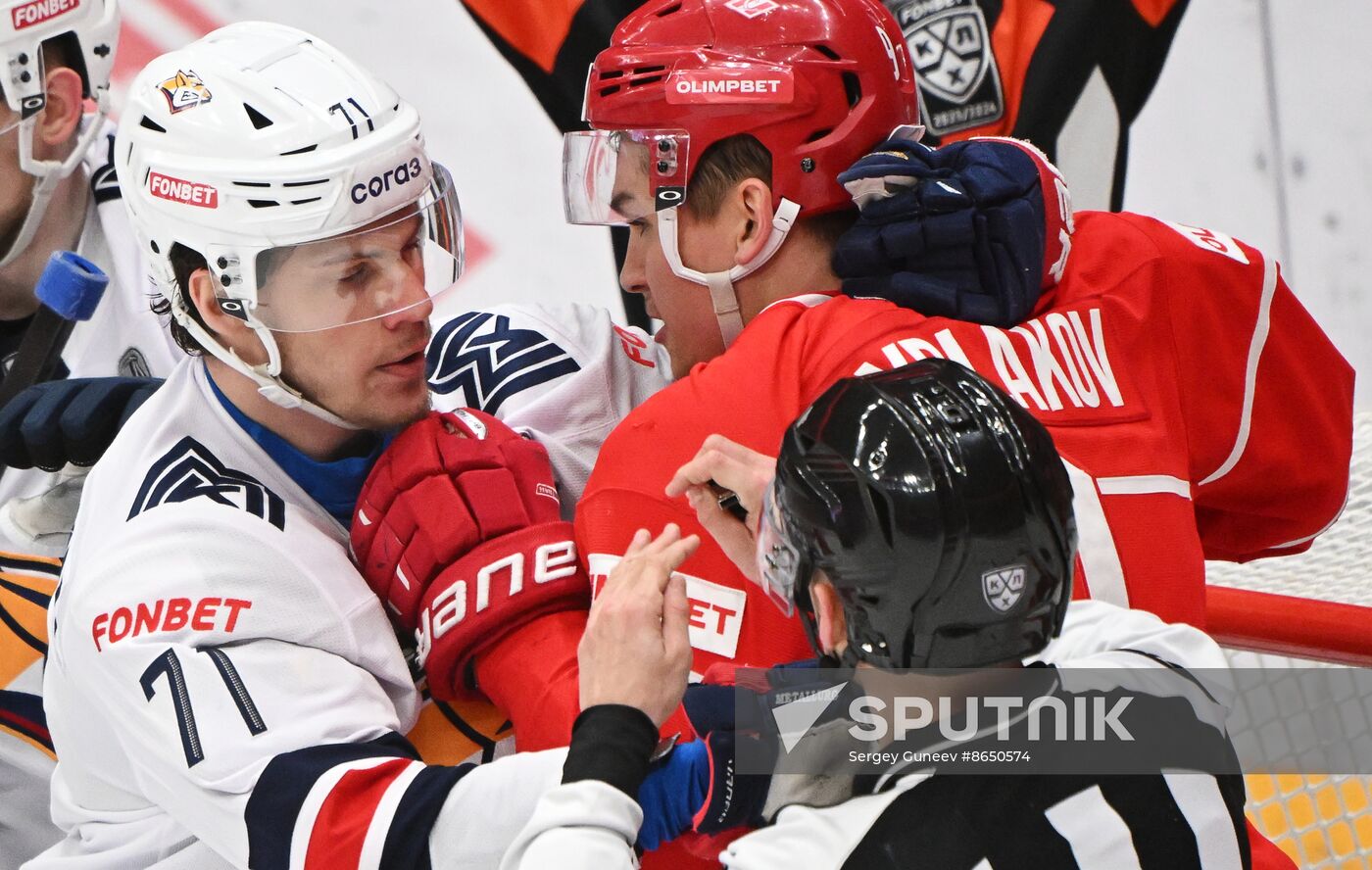 Russia Ice Hockey Kontinental League Spartak - Metallurg