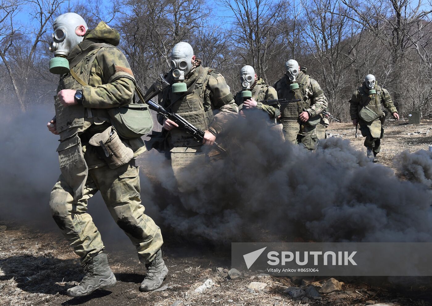 Russia Navy Marines Drills