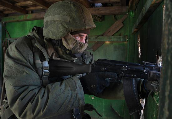 Russia Navy Marines Drills