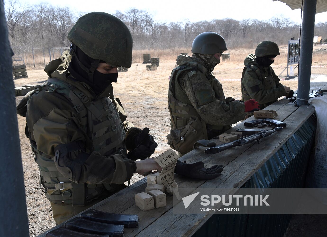 Russia Navy Marines Drills