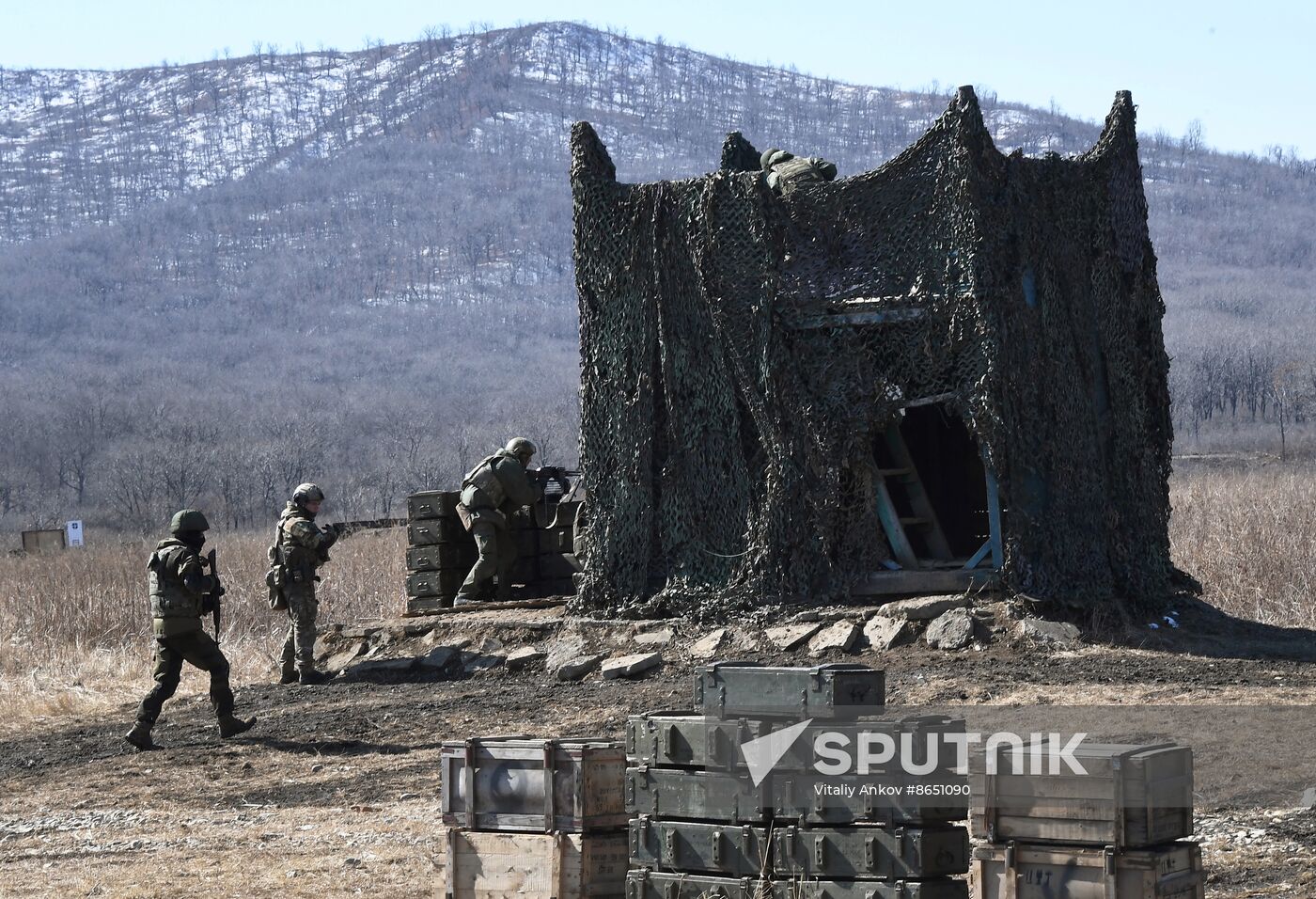 Russia Navy Marines Drills