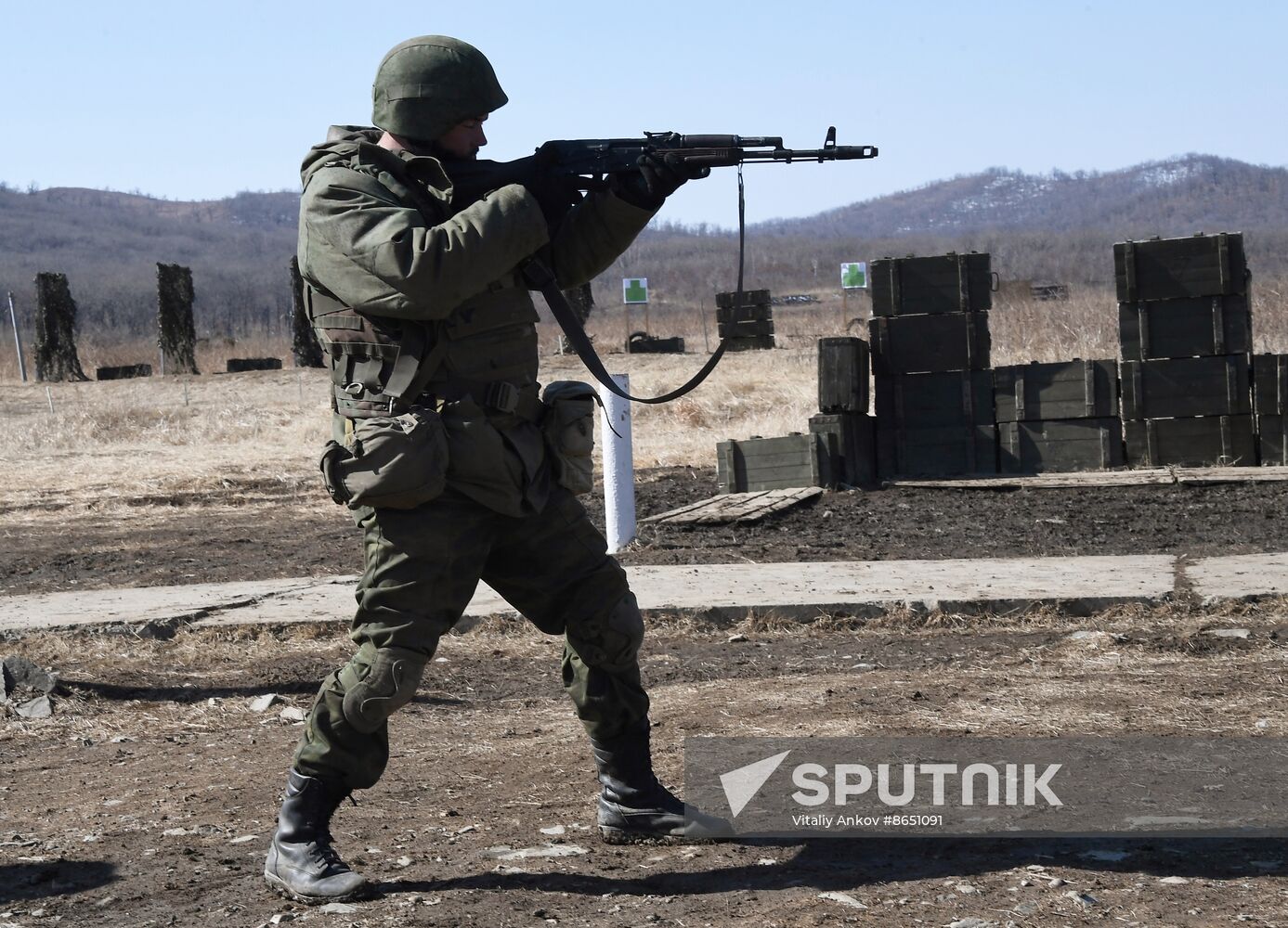 Russia Navy Marines Drills