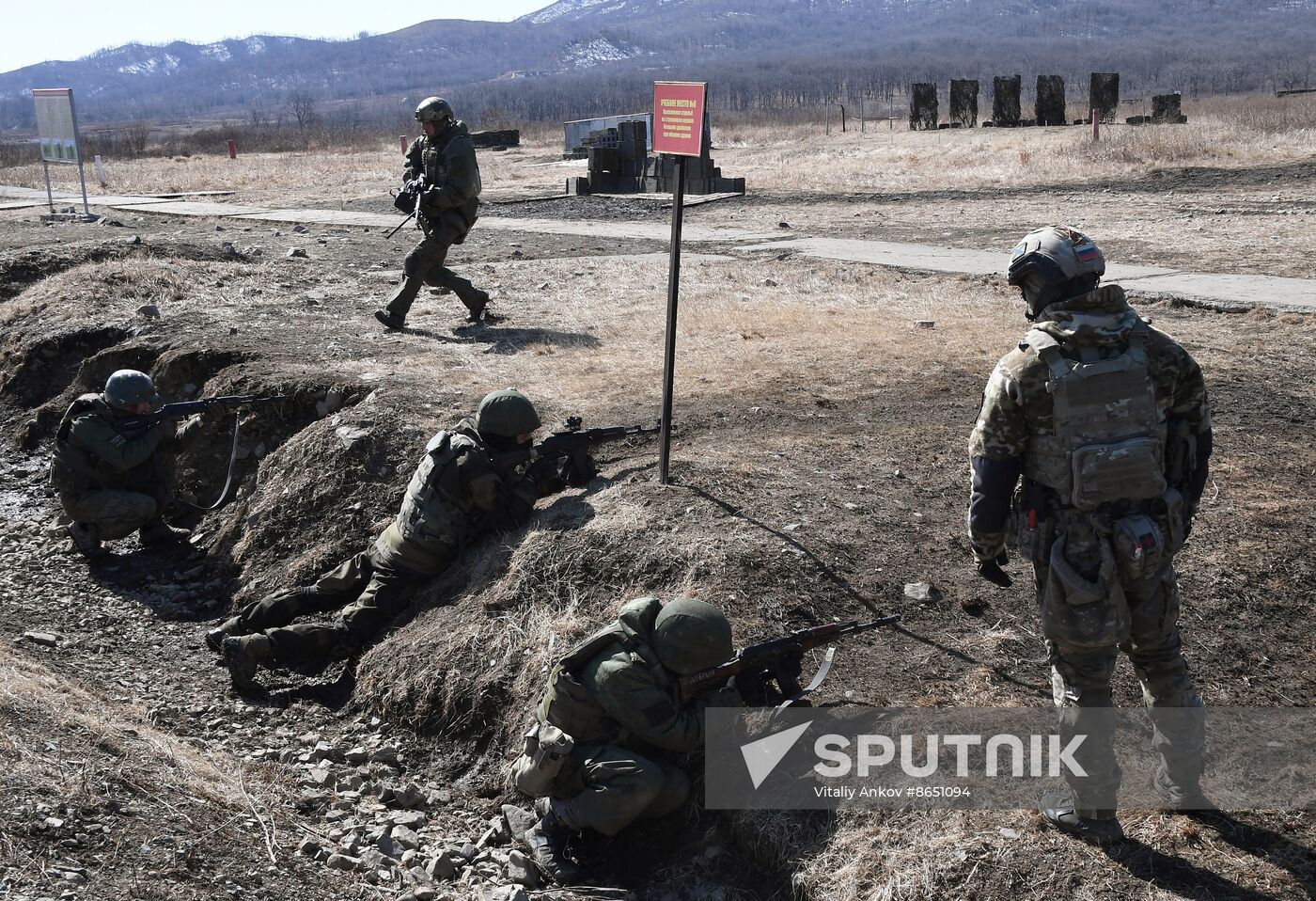 Russia Navy Marines Drills