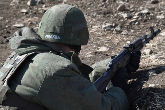 Russia Navy Marines Drills
