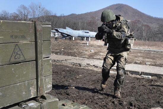 Russia Navy Marines Drills