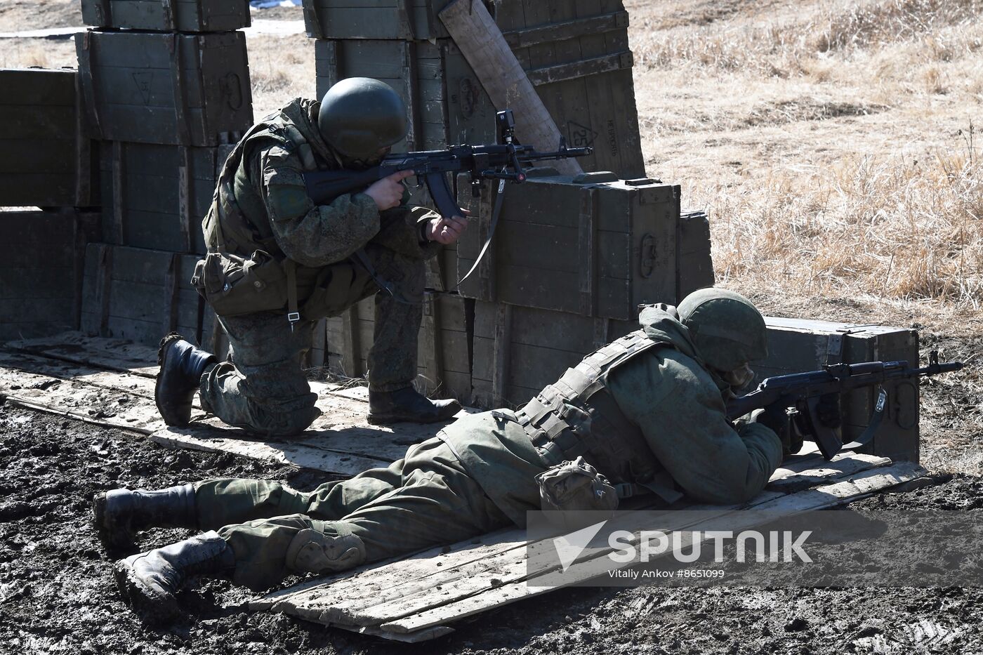 Russia Navy Marines Drills