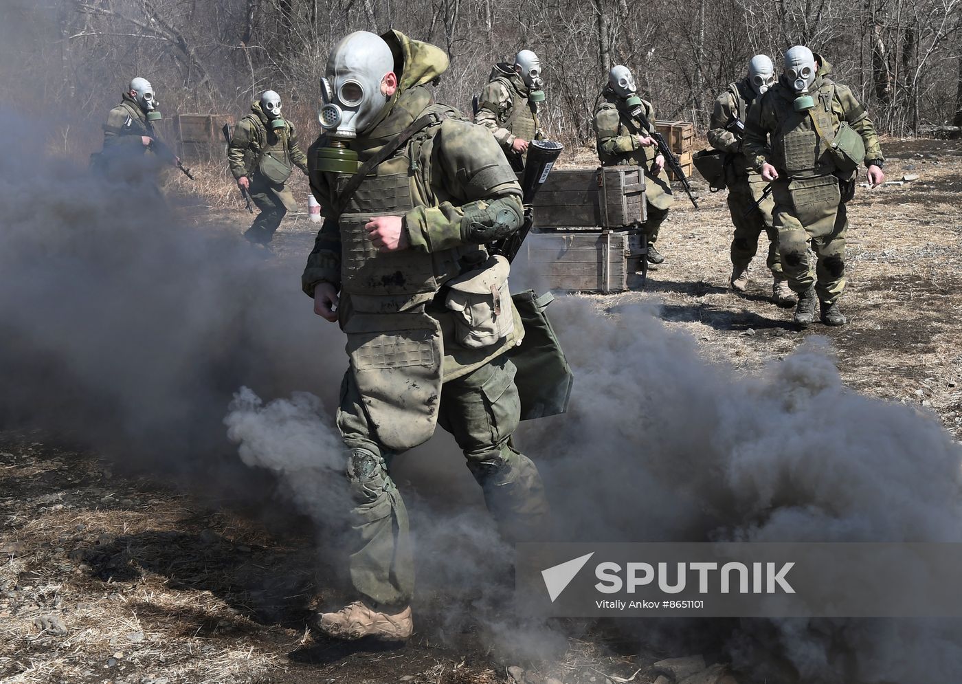 Russia Navy Marines Drills