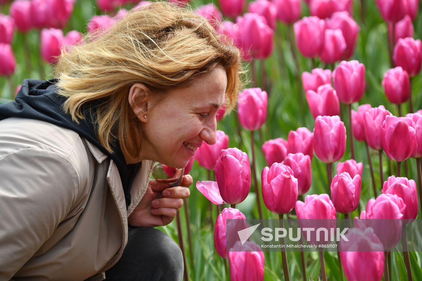 Russia Environment Tulips Exhibition