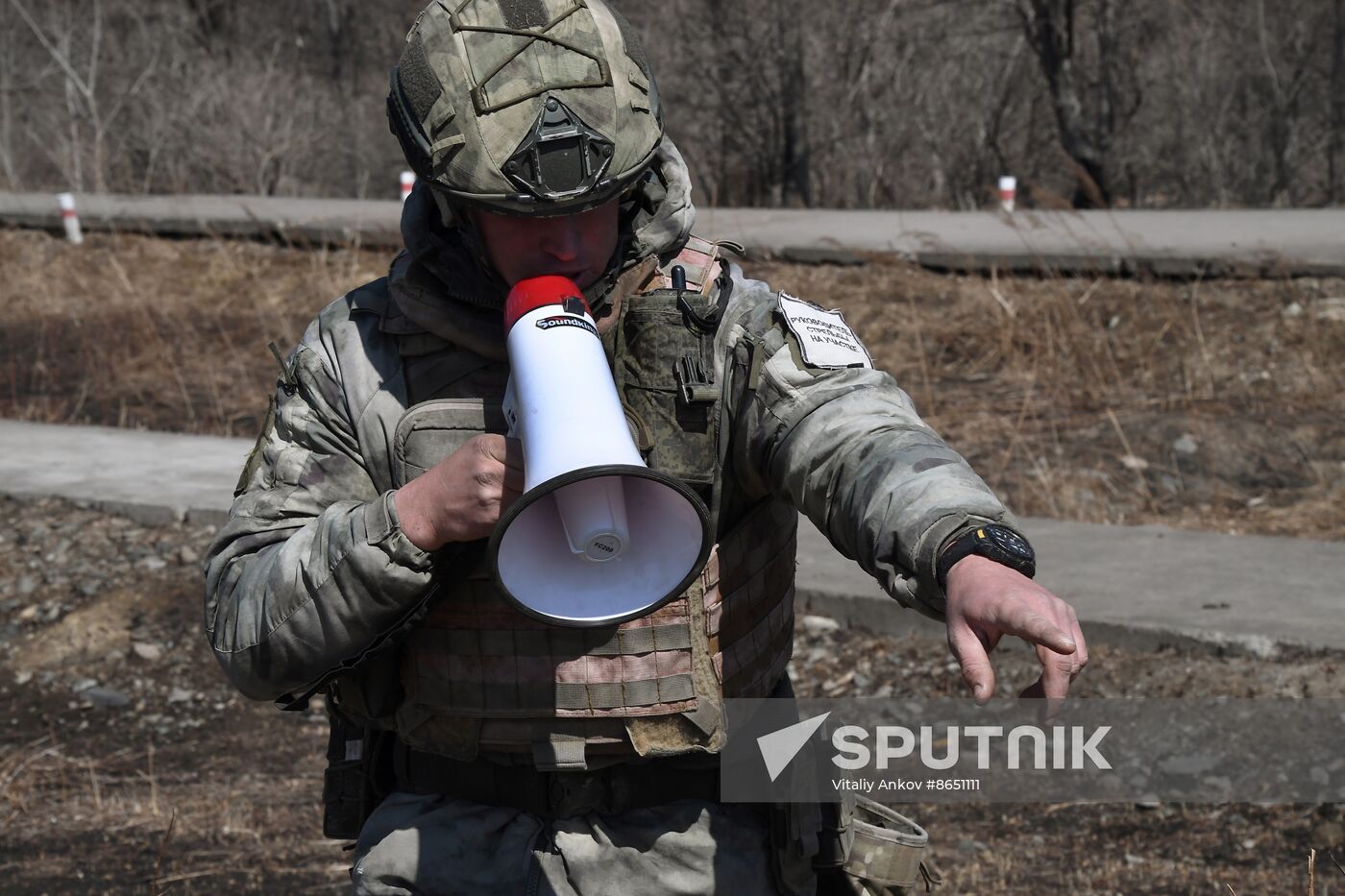 Russia Navy Marines Drills