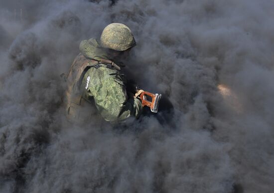Russia Navy Marines Drills