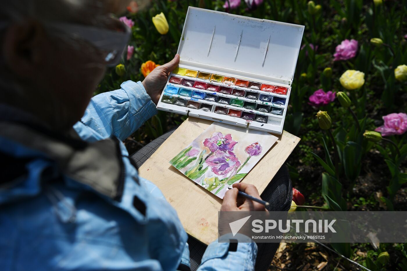 Russia Environment Tulips Exhibition