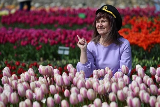 Russia Environment Tulips Exhibition