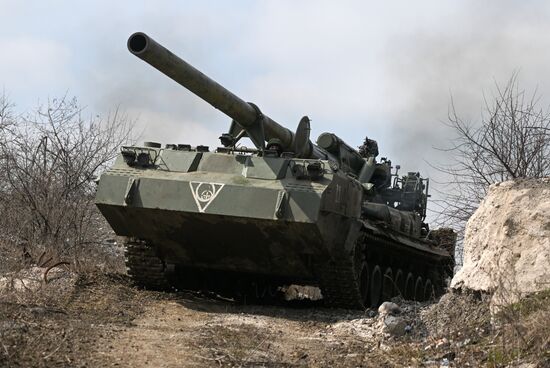 Russia Ukraine Military Operation Artillery Units