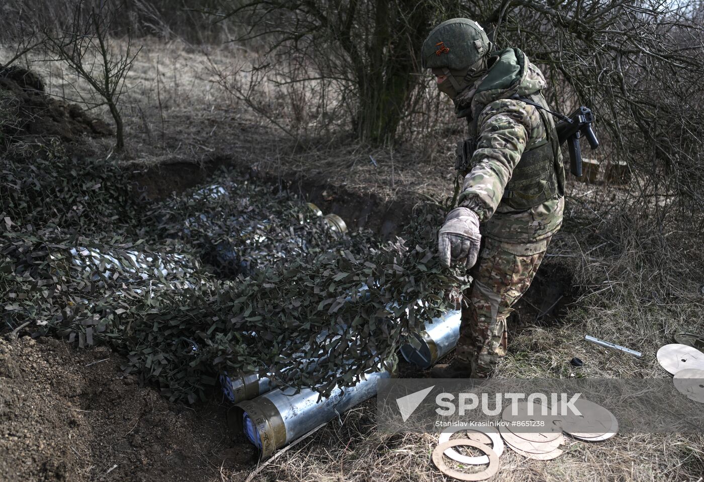 Russia Ukraine Military Operation Artillery Units