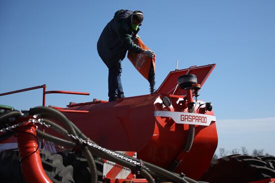 Russia Agriculture Sowing