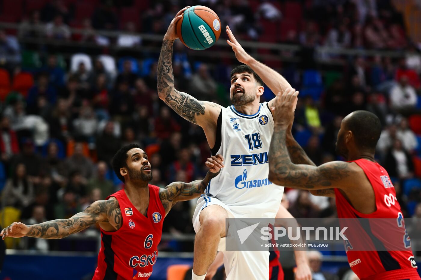 Russia Basketball United League CSKA - Zenit