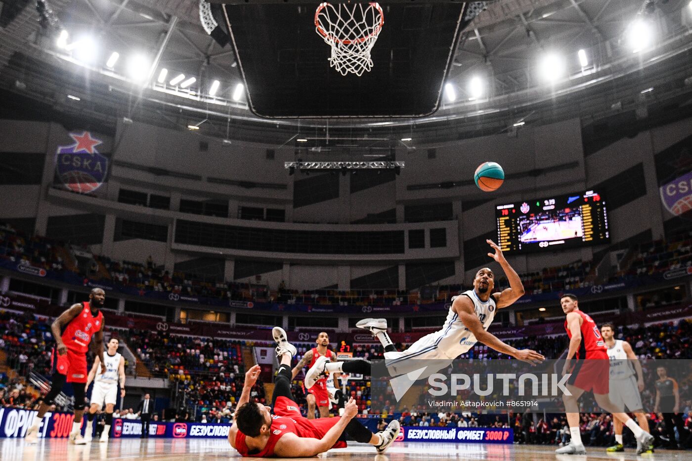 Russia Basketball United League CSKA - Zenit