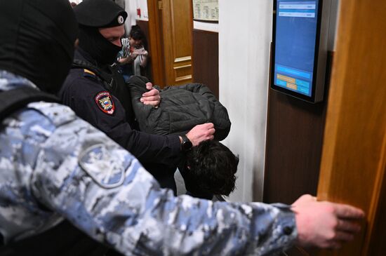 Russia Terrorist Attack Court