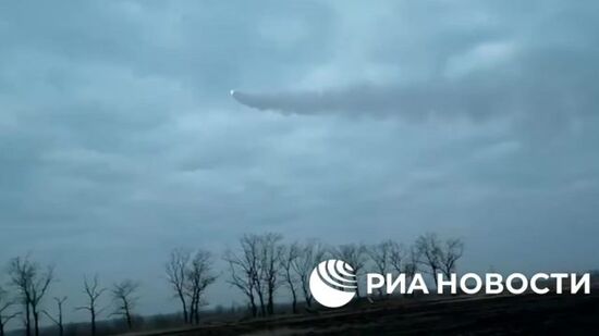 Deputy platoon leader on downed Ukrainian drone Leleka-100 in Donetsk area