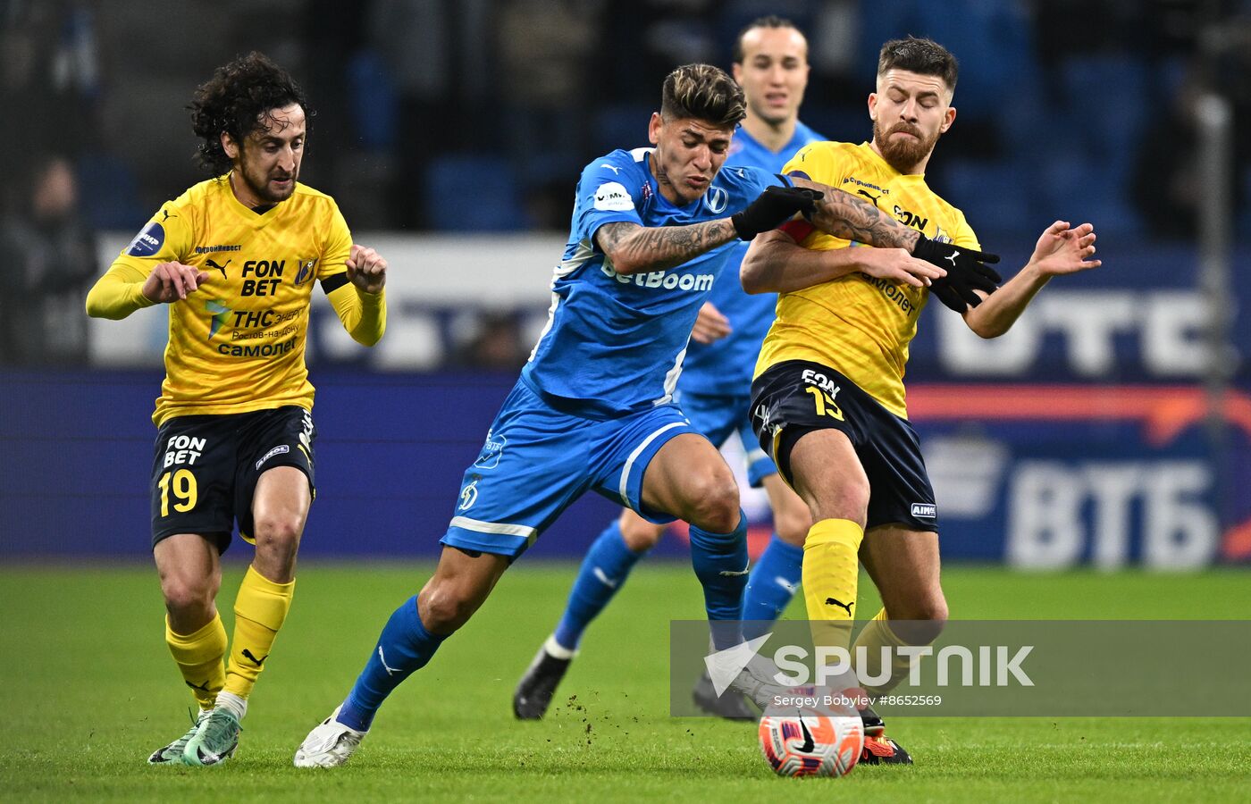 Russia Soccer Premier-League Dynamo - Rostov