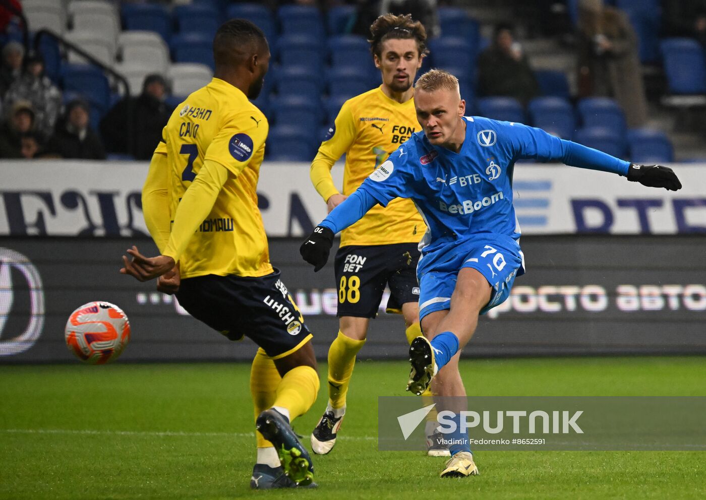 Russia Soccer Premier-League Dynamo - Rostov