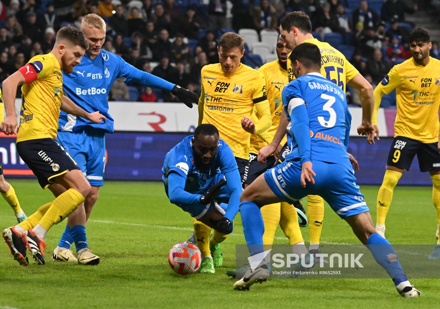 Russia Soccer Premier-League Dynamo - Rostov