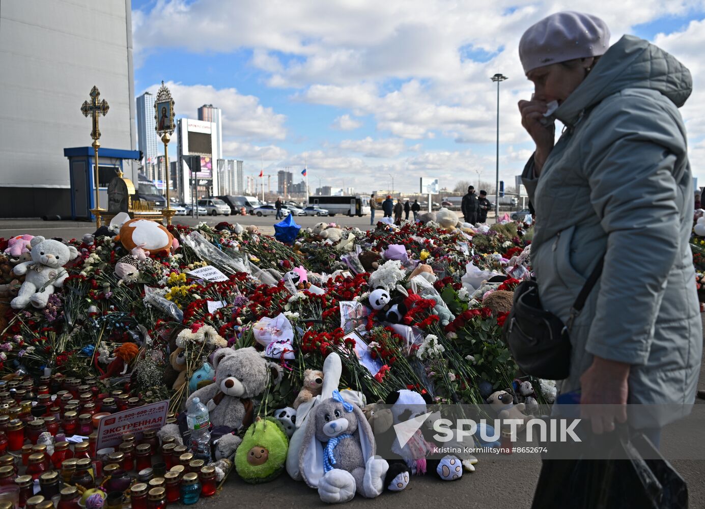 Russia Terrorist Attack Memorial Events