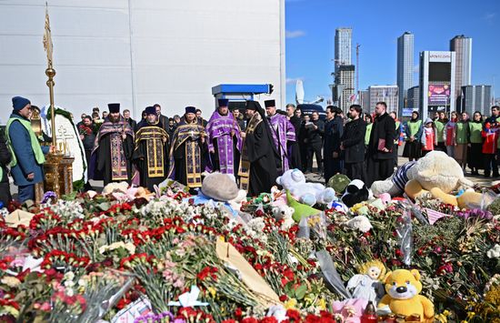 Russia Terrorist Attack Memorial Events