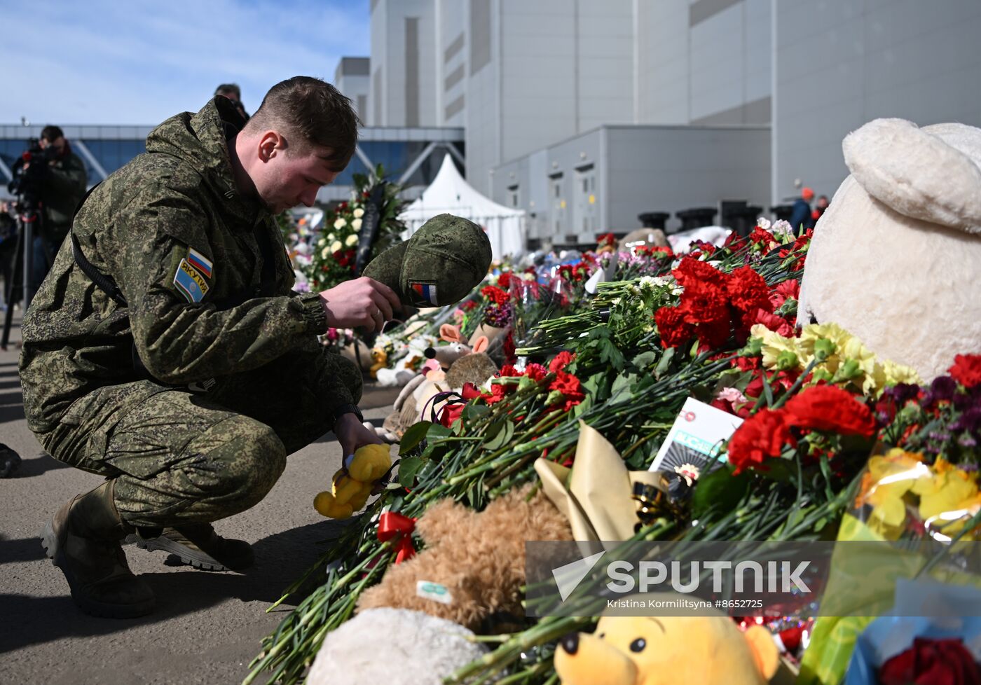 Russia Terrorist Attack Memorial Events