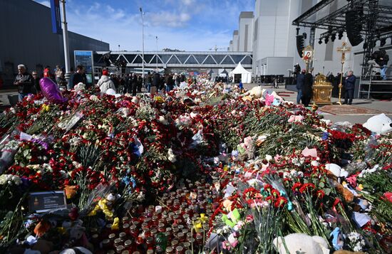 Russia Terrorist Attack Memorial Events
